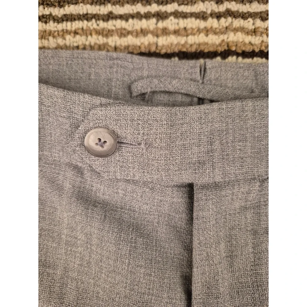 Suitsupply Bennington Grey Pleated Cuffed Dress Shorts Extended Tab Waist Sz 32
